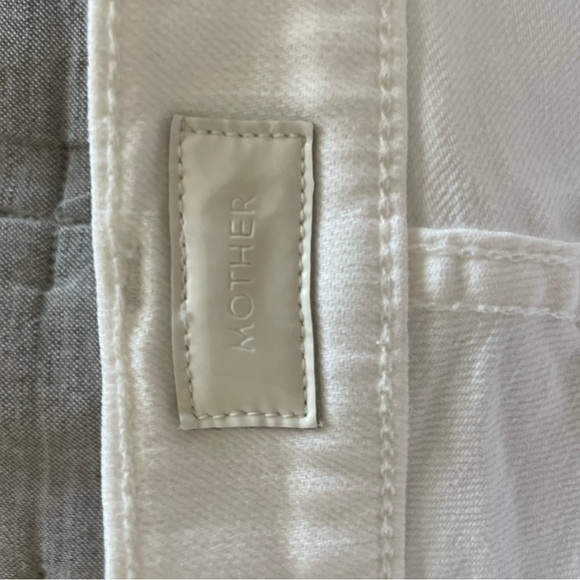 MOTHER Mid Rise Dazzler Ankle Jean, White sz 26 - Picture 5 of 9